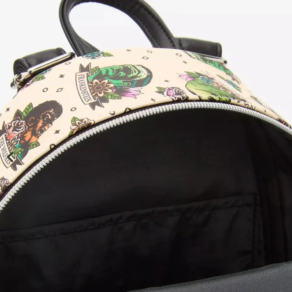 Loungefly Universal Monsters Tattoo Art Mini Backpack